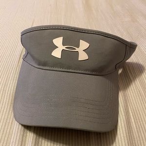 Under Armour Golf visor. Grey. Adjustable back.